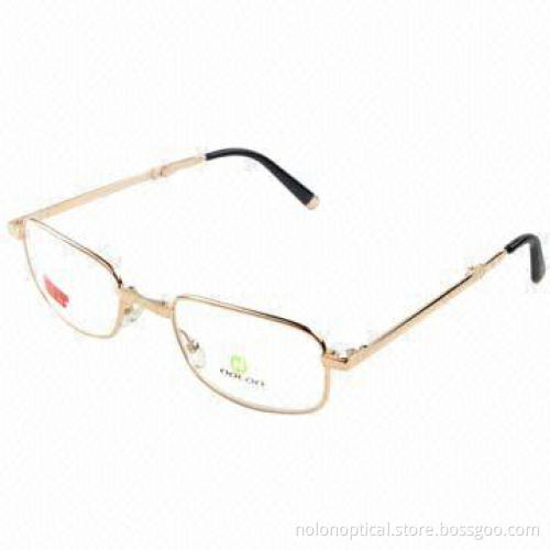 Mini metal folding reading glasses
